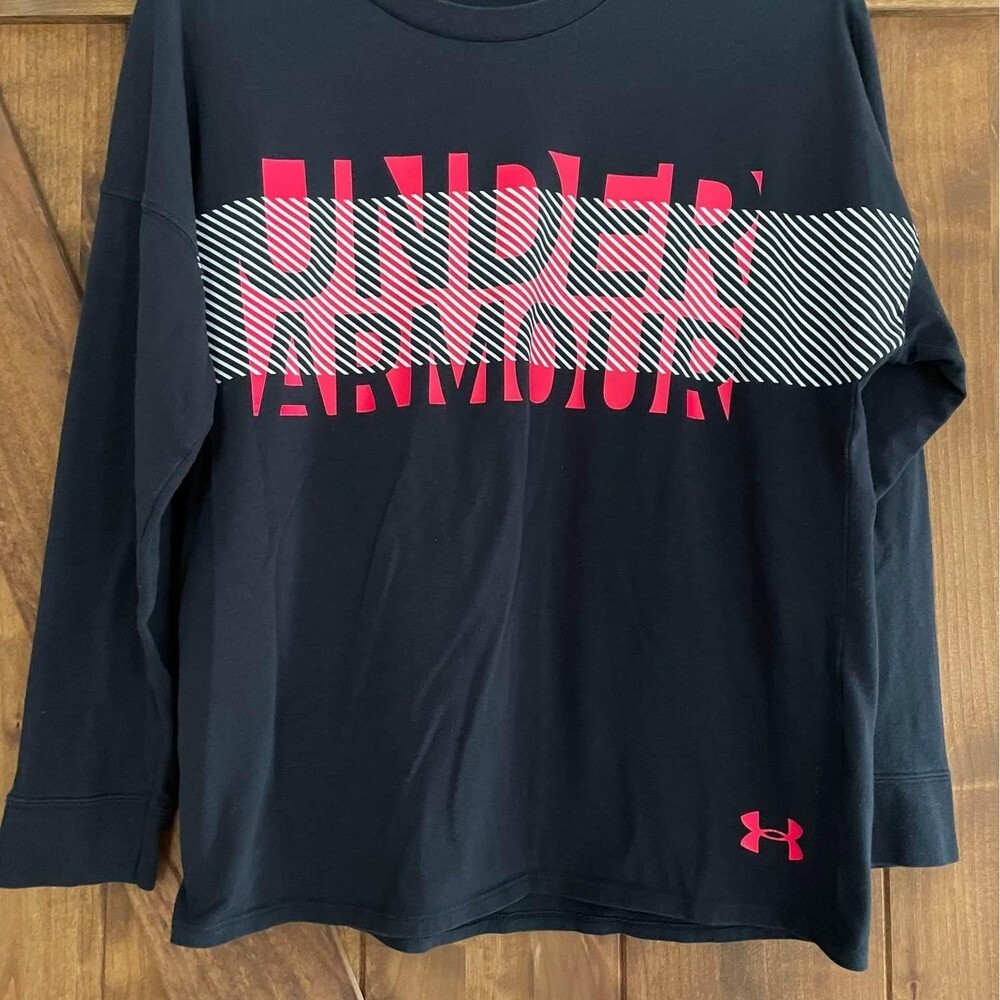 Under Armour Girls HeatGear Loose Fit Athletic Shirt‎ Youth Large YLG